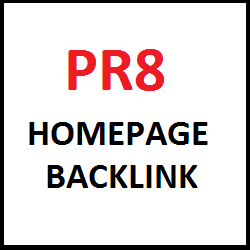 create 1x PR8  HOMEPAGE Backlink Dofollow Low OBL + BONUS