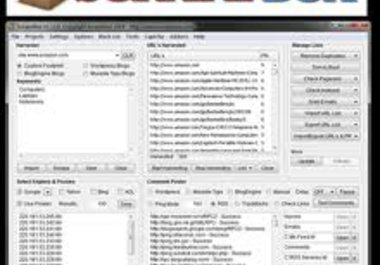 make 500 backlinks with blog comments for your site