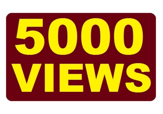 give you SAFEST 5000 YouTube views + Spread to 3 Days ..!!