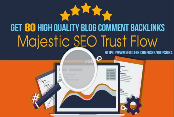 I provide you  80 high Trust flow and Citation Flow backlinks on high DA/PA