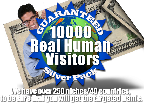 give you 10000 Real Human GEO Targeted Visitors to Your Site Guaranteed