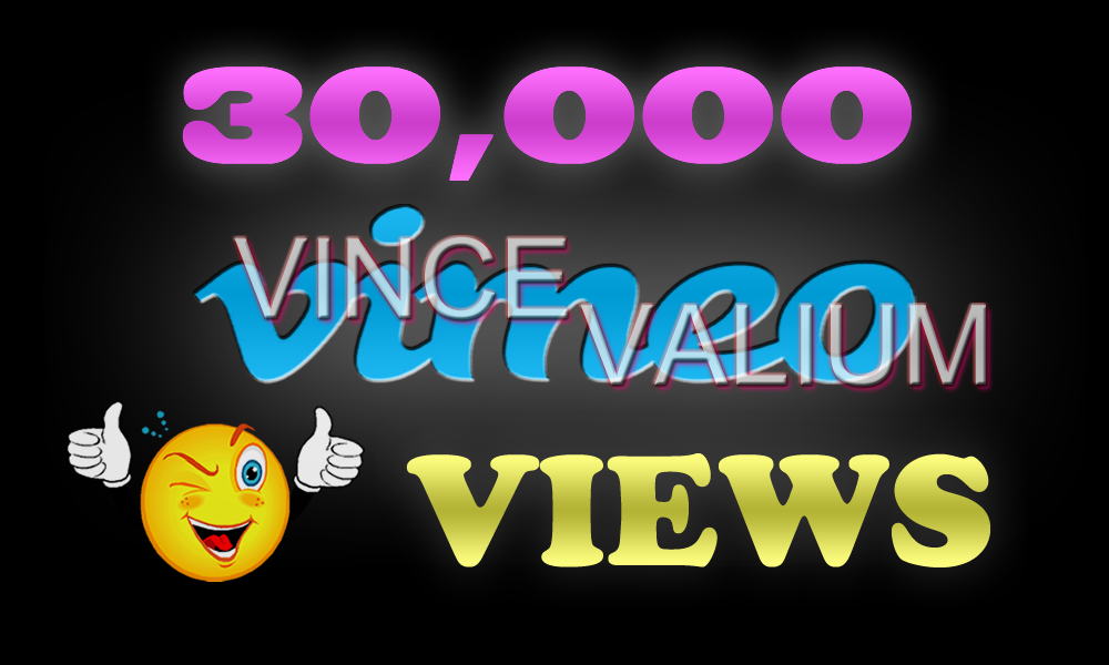 Instant 30,000 Vimoe Views in 12-24 Hours 