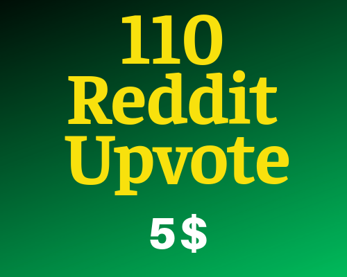 Give You 110+ Organic Reddit Upvote to Your Reddit Post