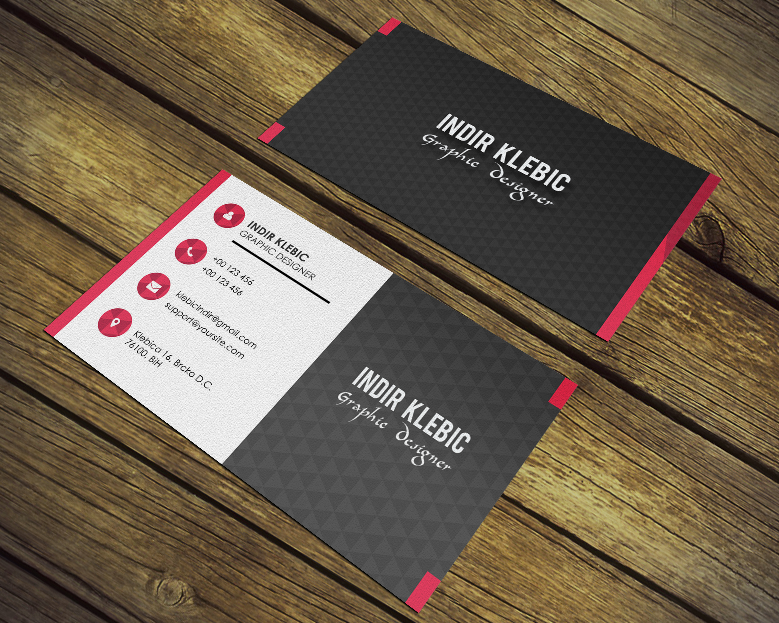 High quality design business card