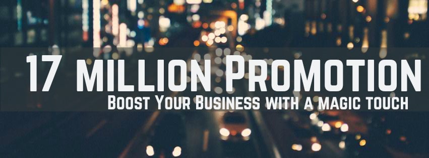Over 17 million promotion to your website or link or ...