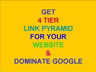 create a 3 Tier Google Penguin Panda Safe Link Pyramid with 10 High PR Web 2 Properties, 40 Social Bookmarks and 100 High Pr Wikilinks........