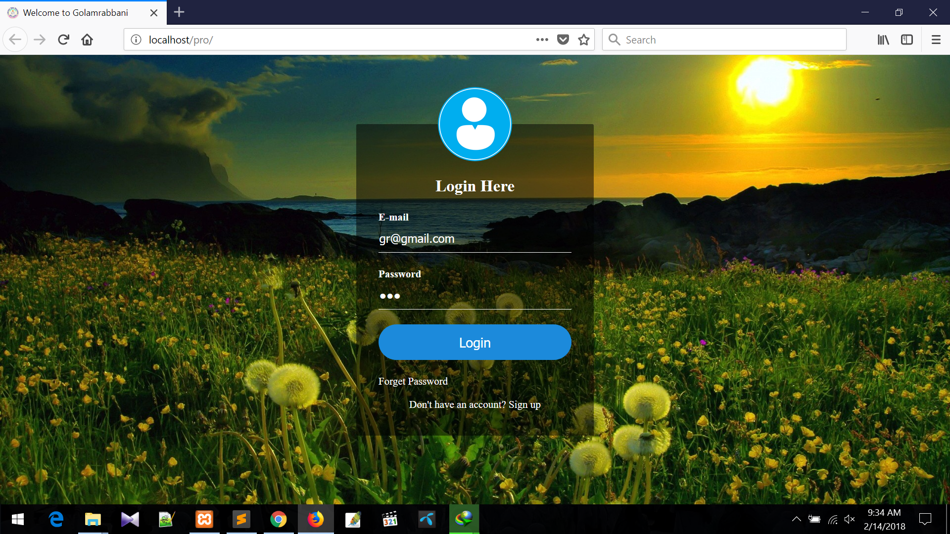 Advance Perfect Web Application