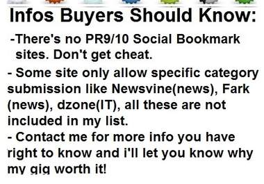 submit your website on 22 PR8 to PR5 Social Bookmarks MANUALLY.....!
