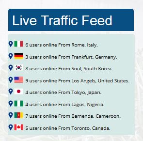 Fake Live Traffic Feed