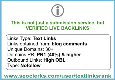 create 313 backlinks, nofollow, scrapebox blog comments, PR1 - PR5 domains