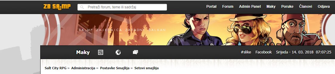 Web Site on SALE (SA:MP Theme + SMF Forum ) FREE DOMAIN