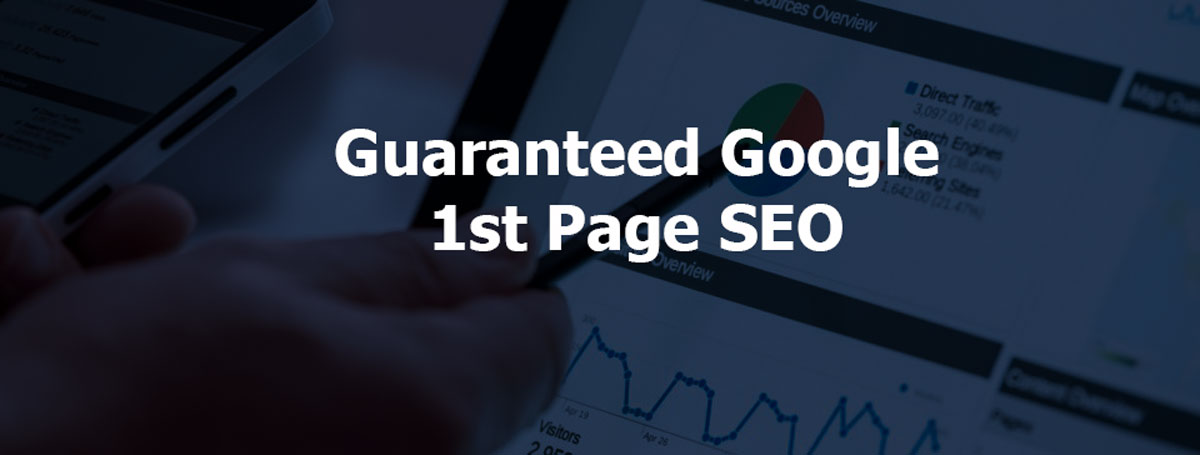 Offer Guaranteed google 1st Page Ranking service