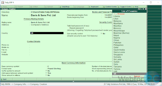 I can do work in tally.erp 9. I can do ledger creation, stock maintanance and many more.