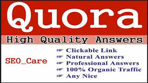 Promote your sell with high quality 10 quora answers