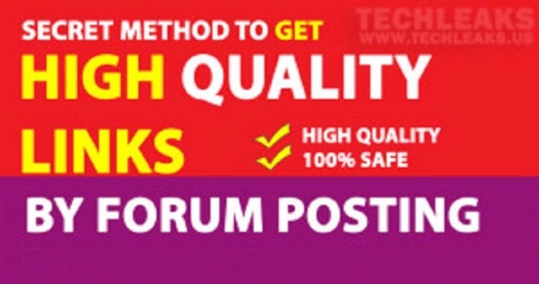 Build up your website by 30 Forum Post & backlink...