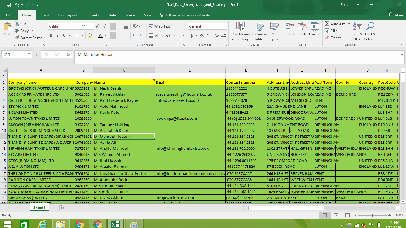 do any type of Large Data Entry