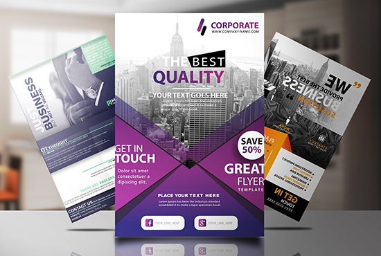 High-Quality Professional Flyer/Poster/Brochure Design