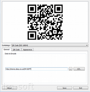 give BARCODE GENERATOR SOFTWARE CREATE QR CODE