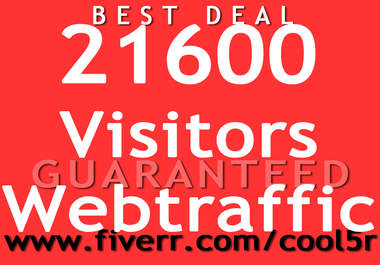  send u REAL 21600pv human visitors web traffic to your site with 6000+ unique ip Value Pack..@