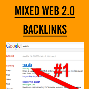 HIGH PA MIXED WEB 2.0 BACKLINKS - GUARANTEED RANK UP!