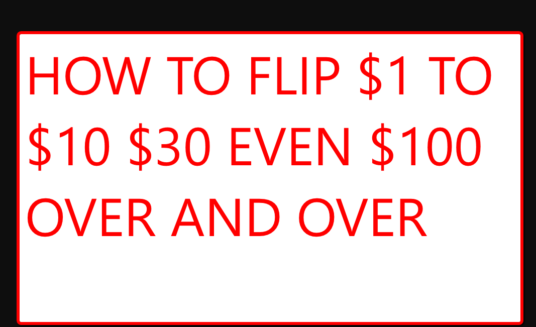 teach how to turn 1 USD to 30 even 100 easily over and over 
