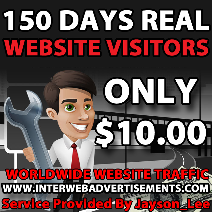 5 Months Web Traffic To Your Website, Blog or Affiliate Link
