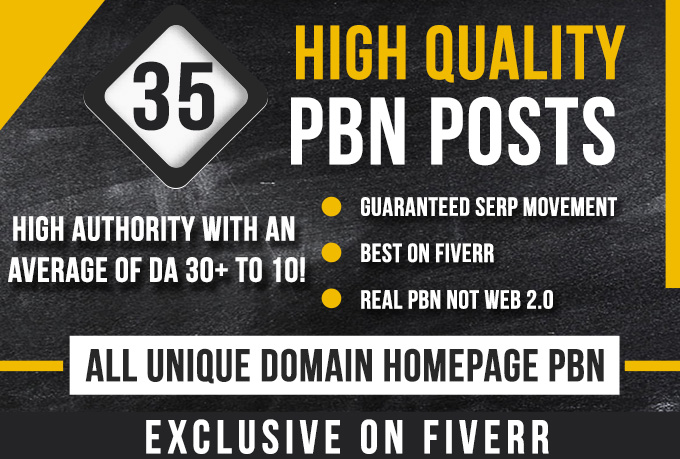 Building 35 High Metrics Pbn Posts