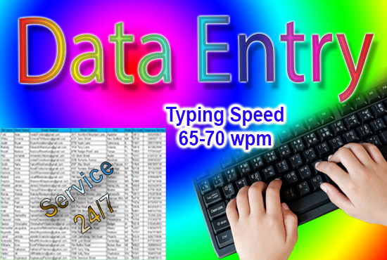 I will do any kind of data entry work of your business