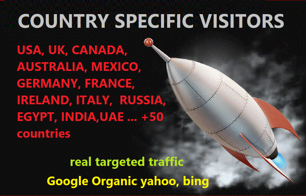 Bring unlimited web traffic targeted from Germany, uk...