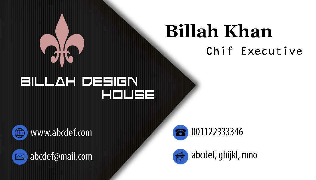 create a professional business card for your business.