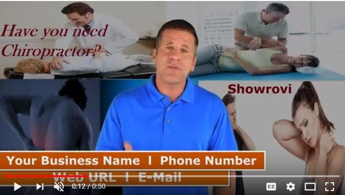  Provide Chiropractor Spokesperson promo video for 