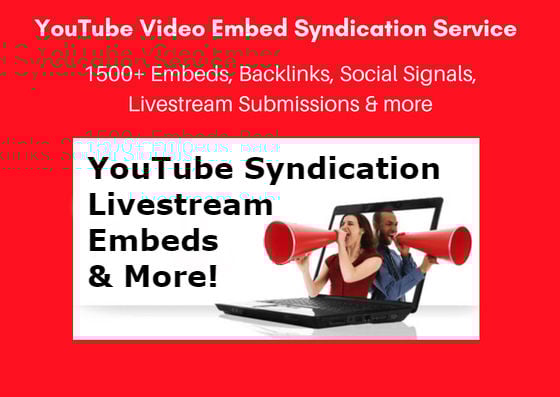 1500+ Viral You Tube SEO Embeds 500 Livestreams, Backlinks, Signals + More