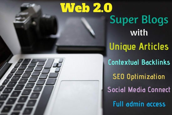 10 Super Web 2 Blogs with 40+ Contextual Backlinks (Do-follow) from 20 Unique Articles
