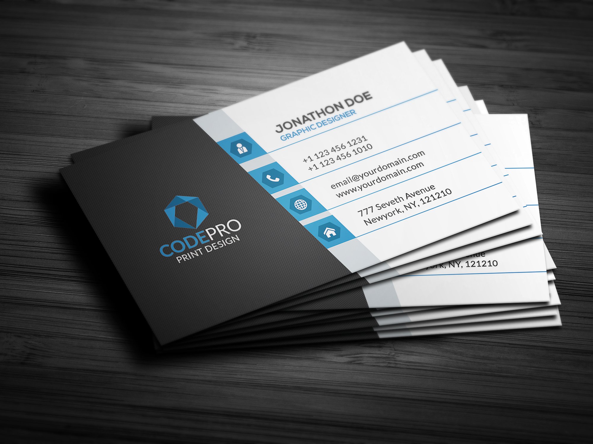 design-of-five-business-cards-suitable-for-printing-logo-for-10