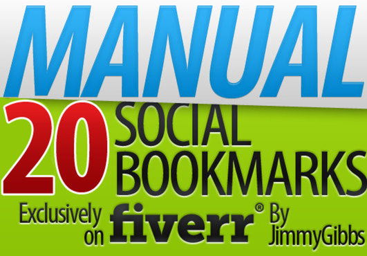 submit your site/blog MANUALLY to 20 Social Bookmarking sites PR4 to PR8 in less than 48 hours...!!