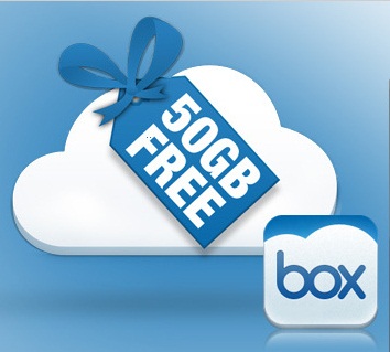 upgrade accounts BOX.COM online storage from only 5GB become 50GB space within a day
