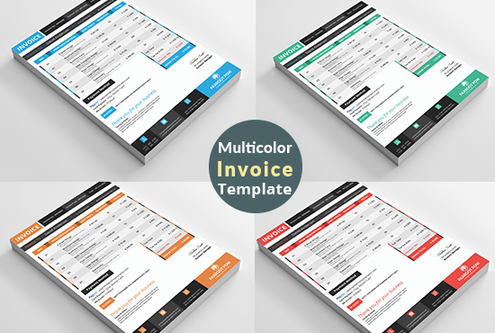 Modern Business Invoice Ms Excel Word Google Docs For You For