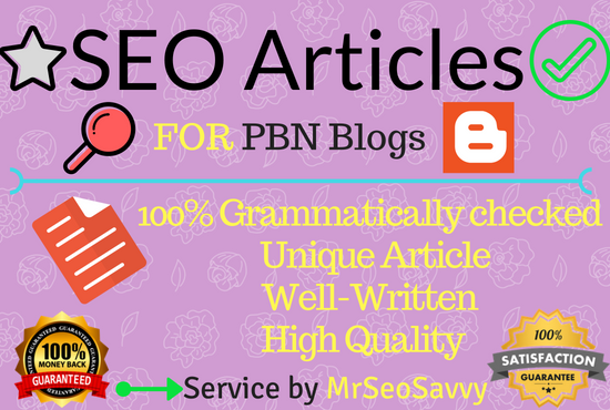 1000 Words SEO Friendly Article Writing 