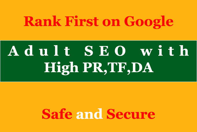 High PR DA adult seo backlinks with keyword related content 