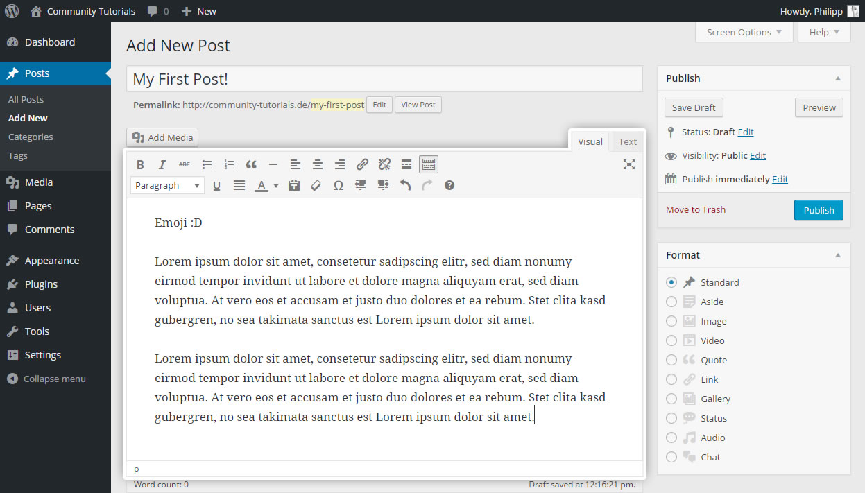 We will host & install a Wordpress website (+ Free SSL)
