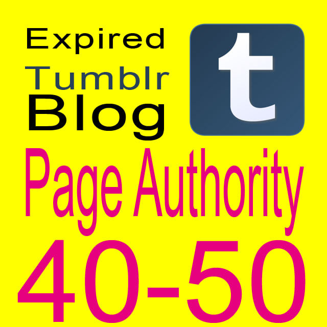 Get 7 Expired Tumblr Registered PA 40-50