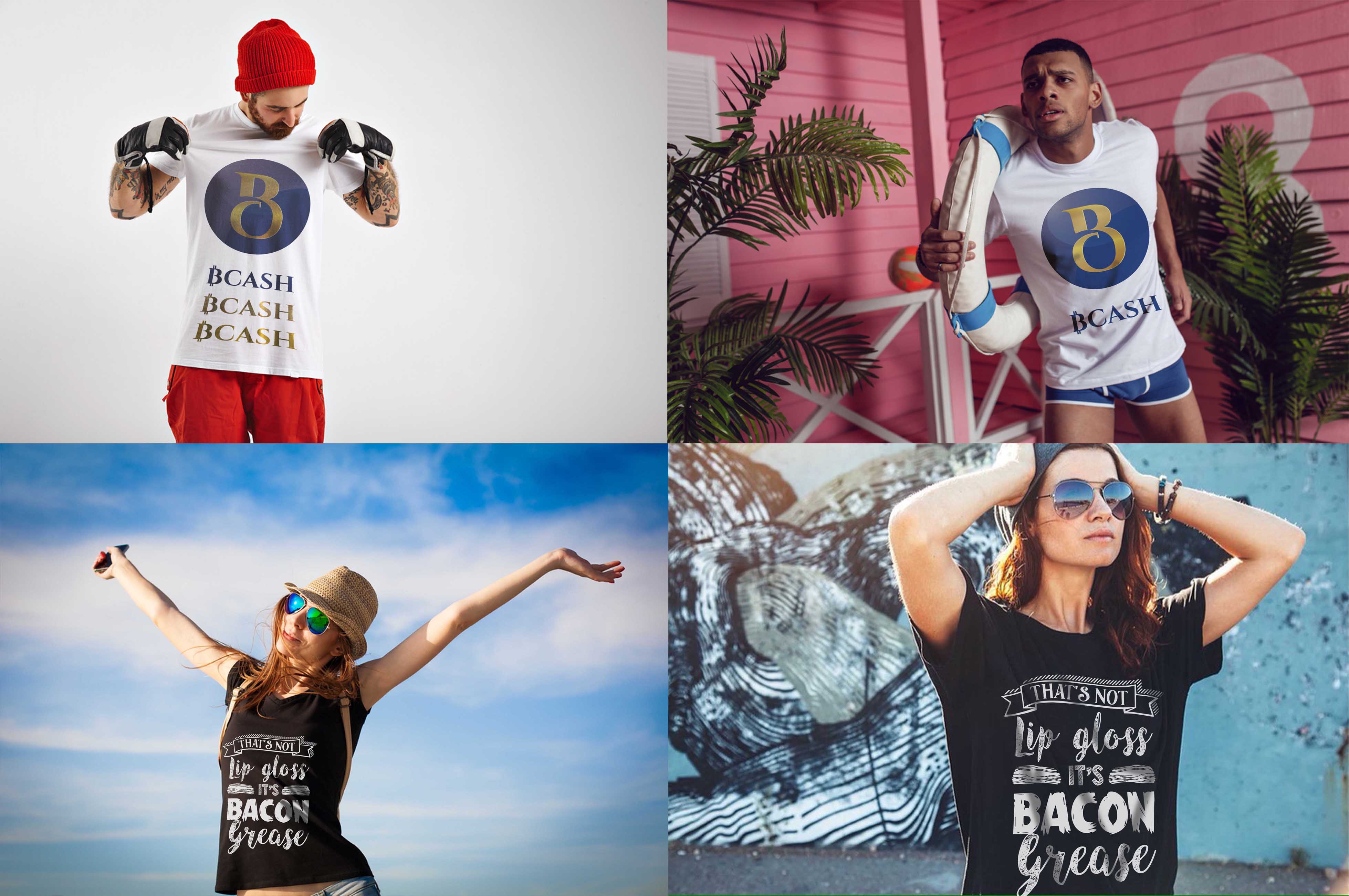  Put Your Logo Or Designe On Best  30 Models Tshirt Realistic