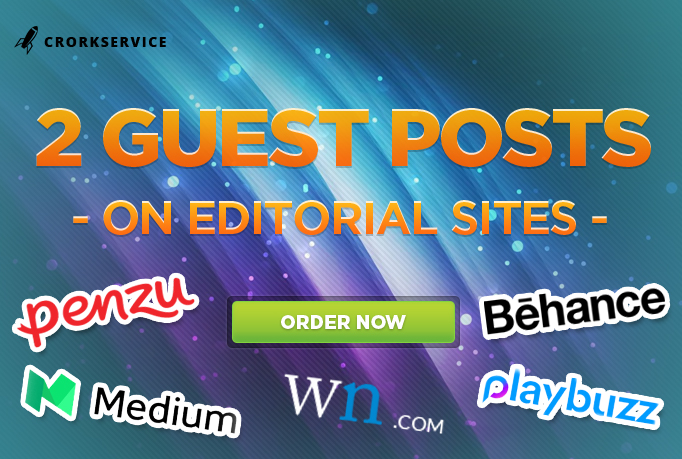  2 Guest Posts On Editorial Sites