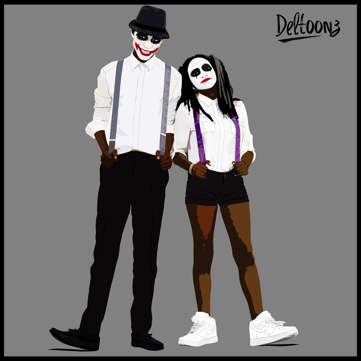 Draw a full Body Vector Cartoon Portrait From Your Photo