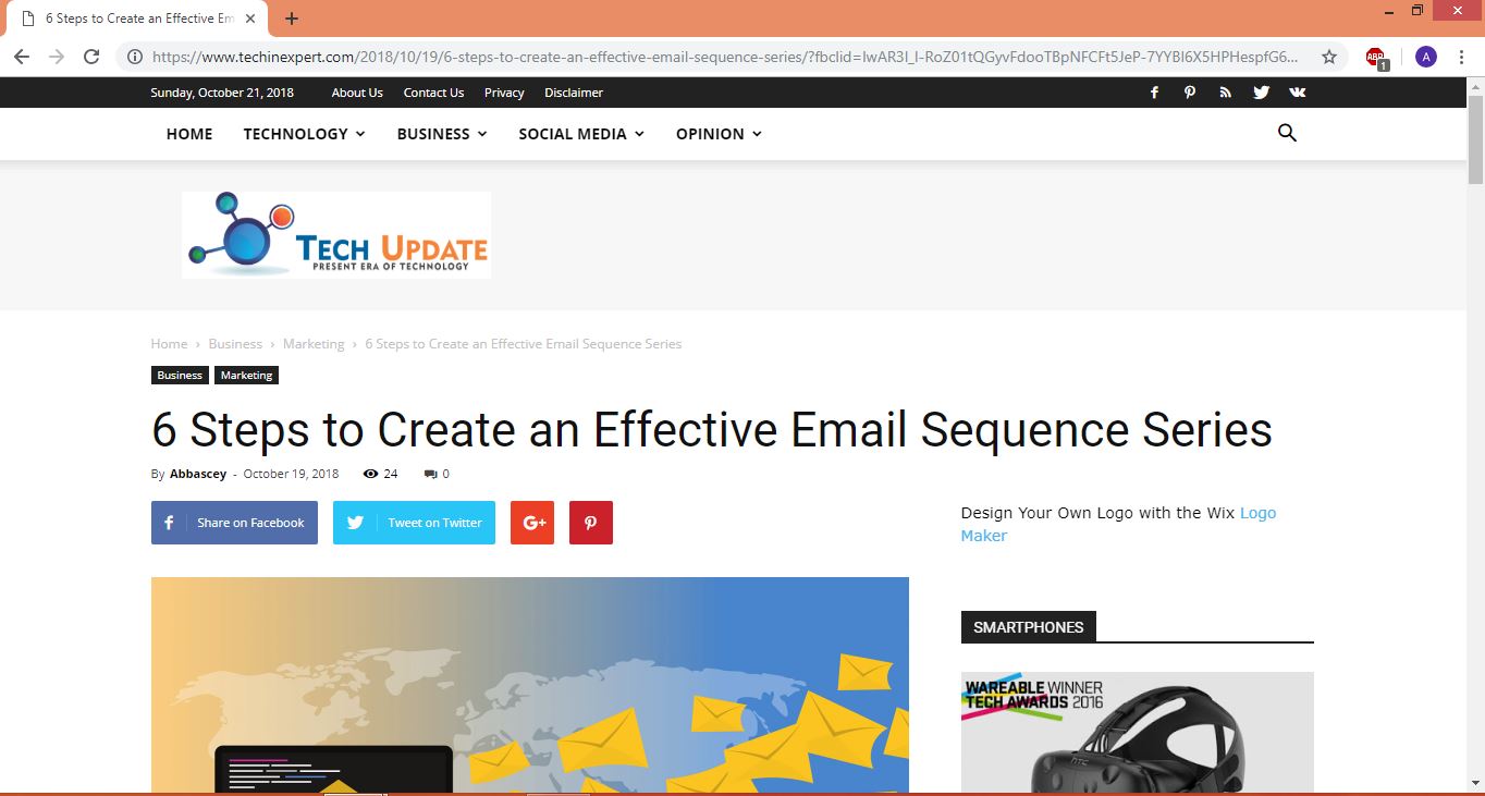 Submit Dofollow Guest Post on Techinexpert Real Tech Site Having DA-45