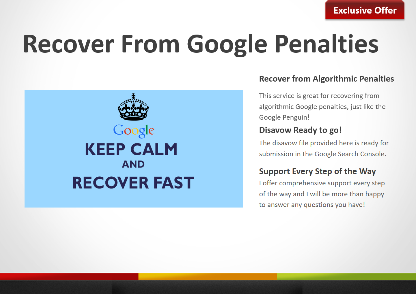 Link Detox Audit and Disavow File