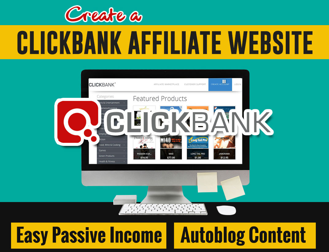 build clickbank affiliate website for $30 - SEOClerks