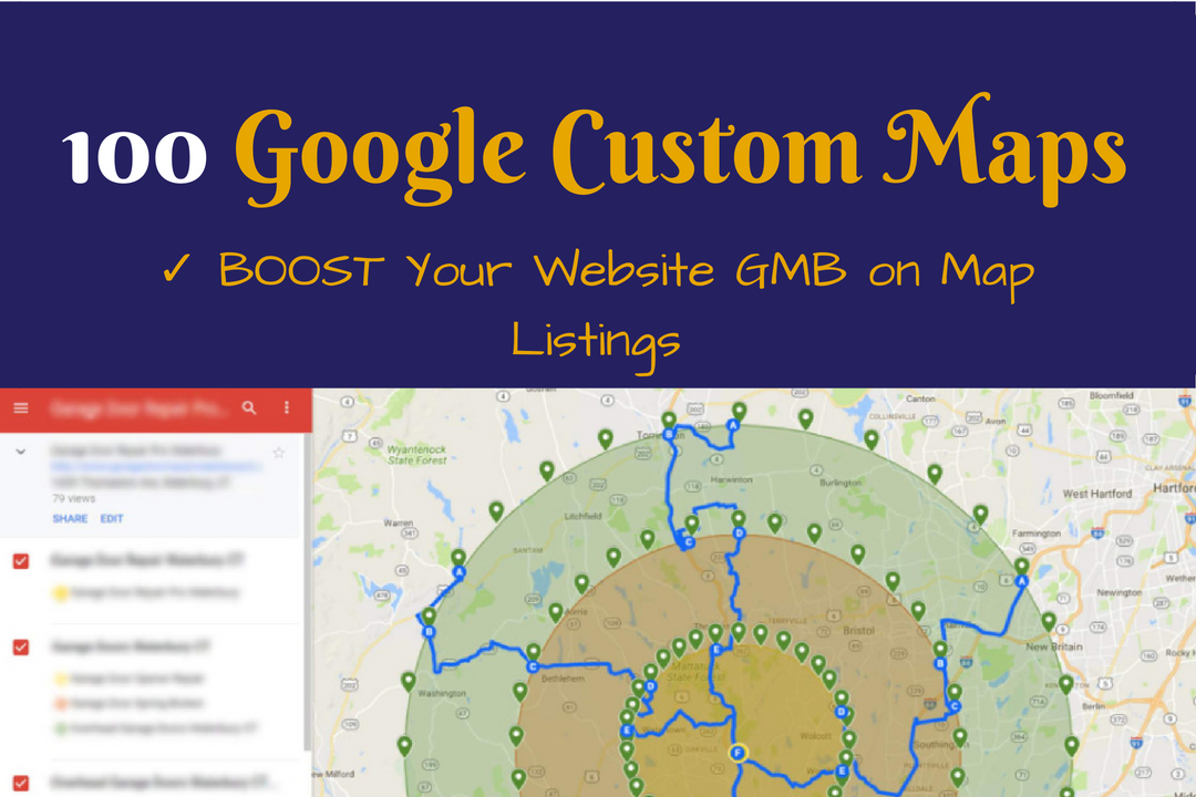 100 Google Custom Maps, Google Local Ranking for $25 - SEOClerks