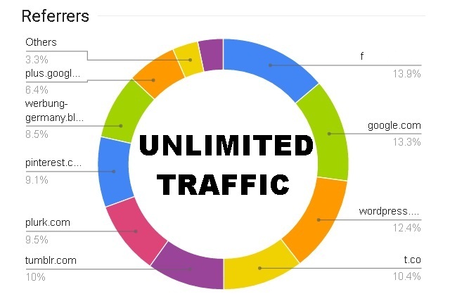 drive targeted  unlimited organic USA europa canada traffic 