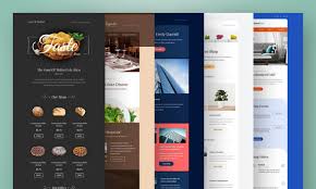 Design a email template, one page web template, website front-page design etc